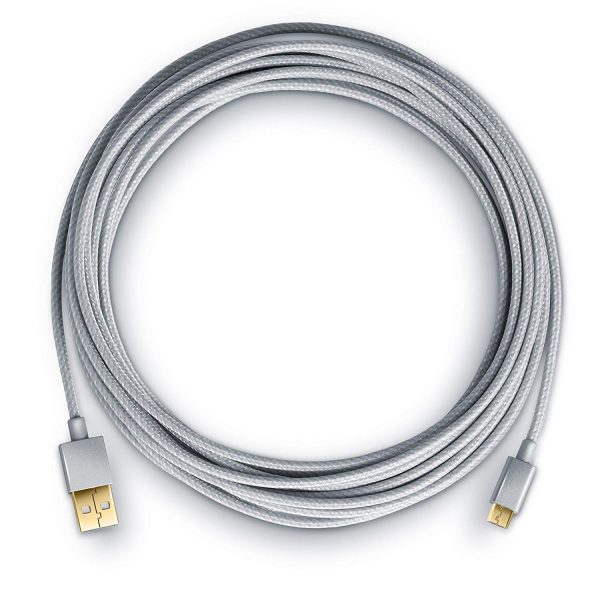 Cable USB Nylon entrelazado 5m